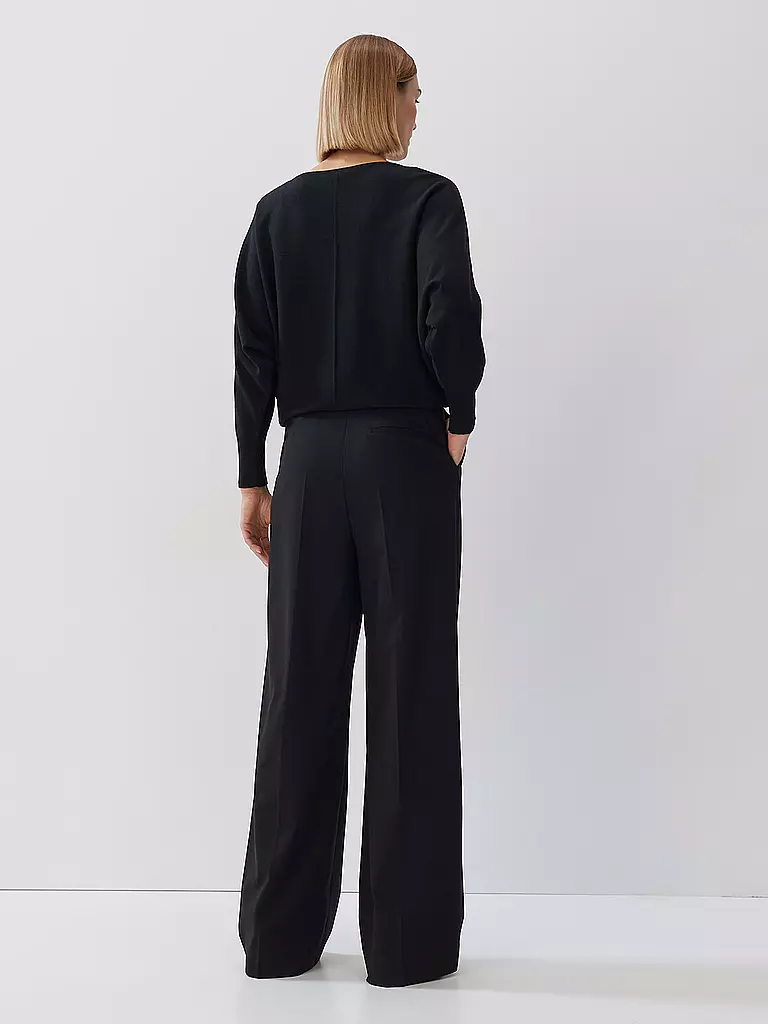 SOMEDAY Langarmshirt TALIYA DETAIL schwarz