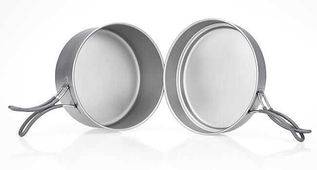 KEITH TITANIUM - SET DE CASSEROLE + POELE EN TITANE