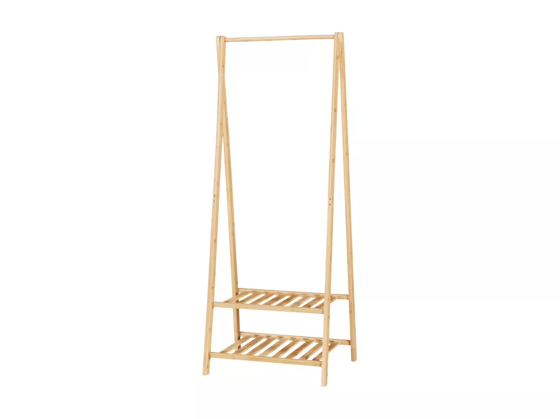 Portant à vêtements bambou bambou marron 60 x 40 x 150 cm 03_0008147