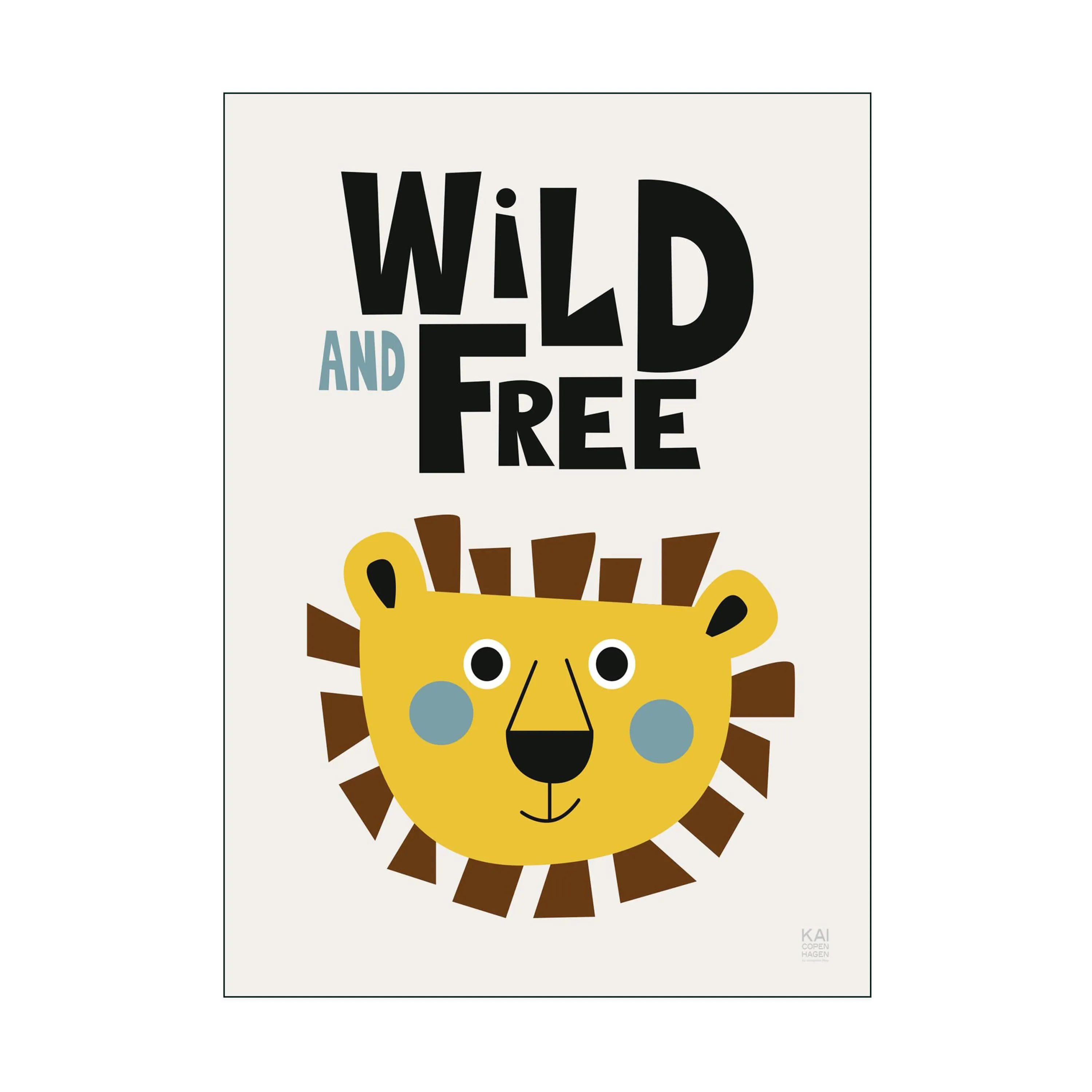 Poster&Frame Plakat - Wild And Free