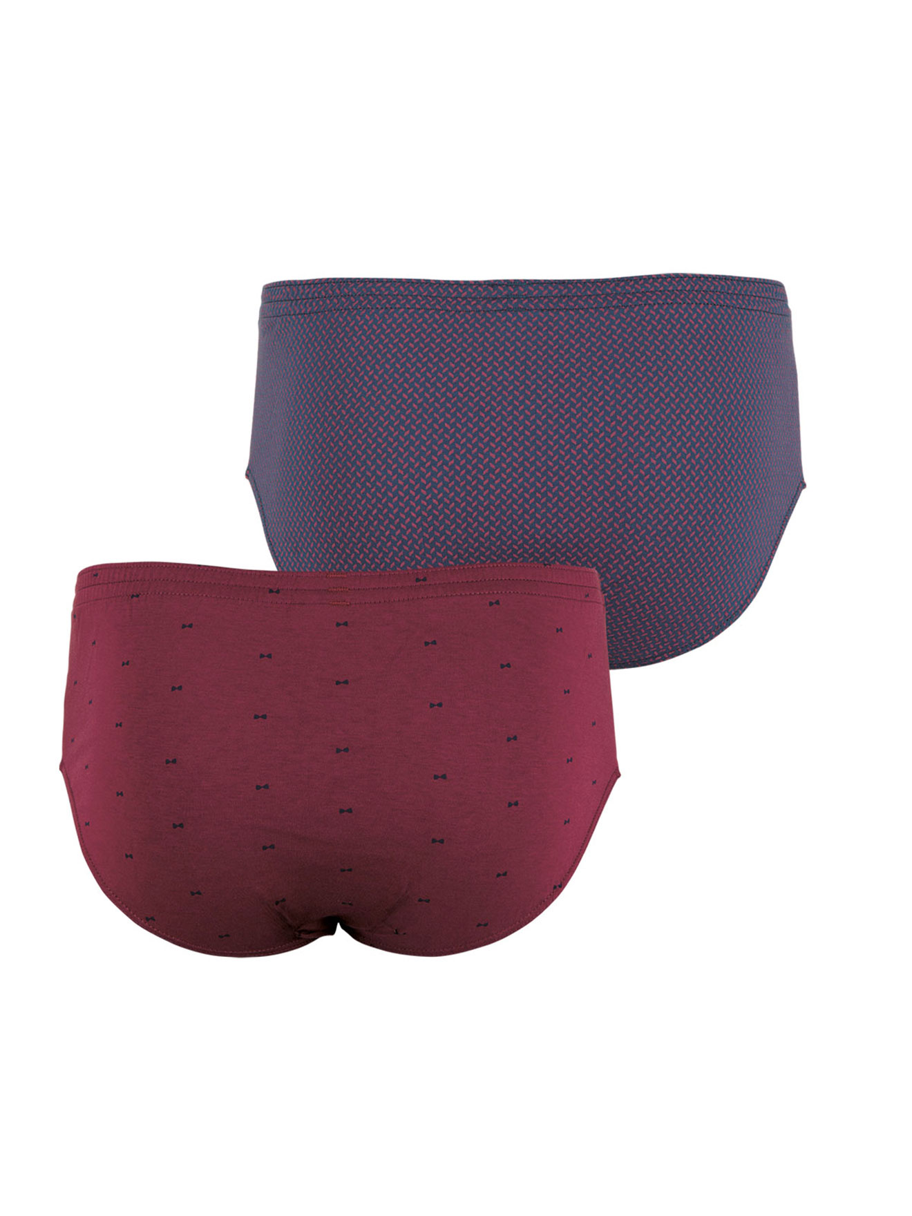 Lot 2 slips taille haute Duo Fantaisie