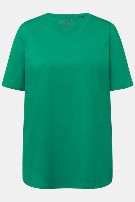T-Shirt, A-Linie, V-Ausschnitt, Halbarm