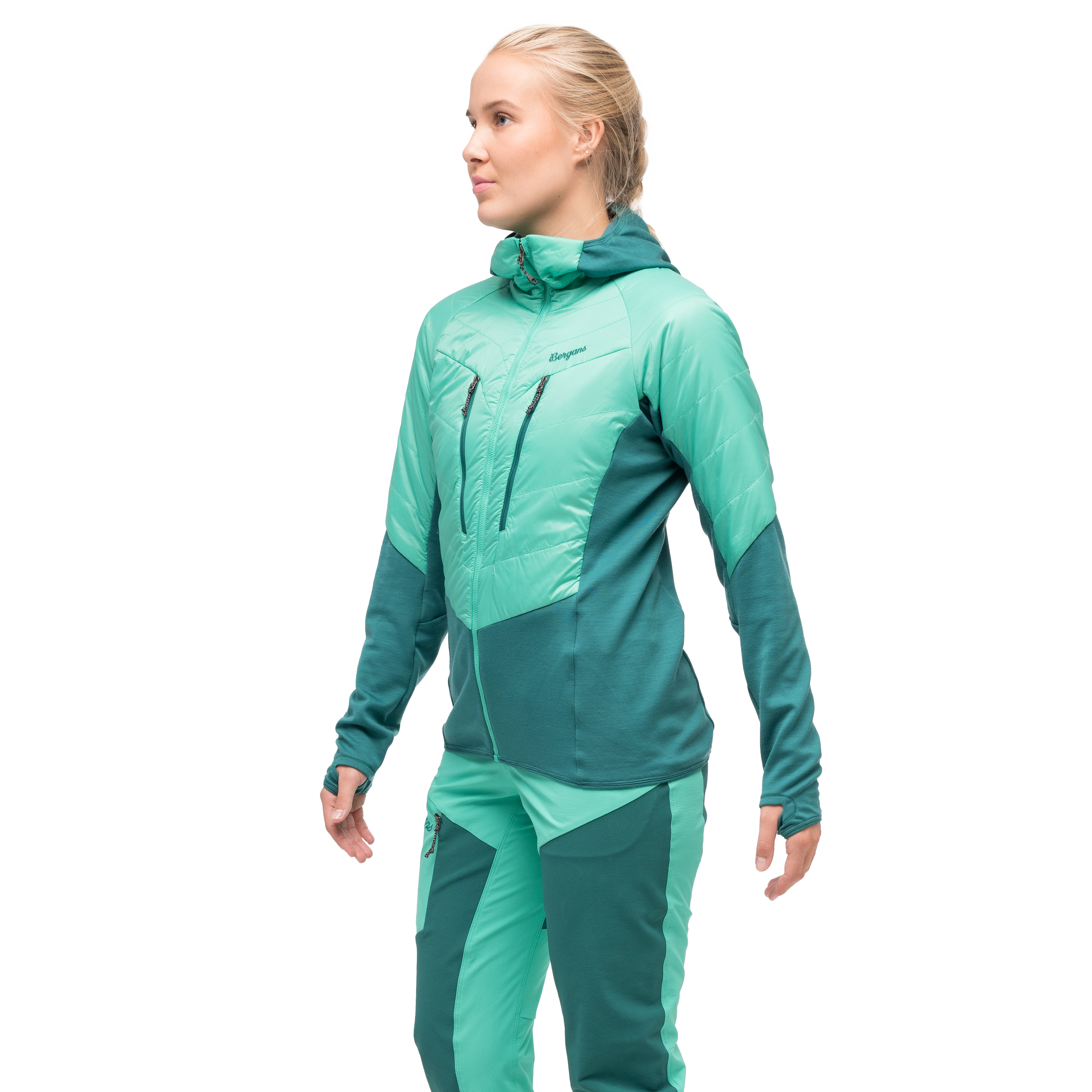 Tind Light Insulated Jacket Women Light Malachite Green / Malachite Green