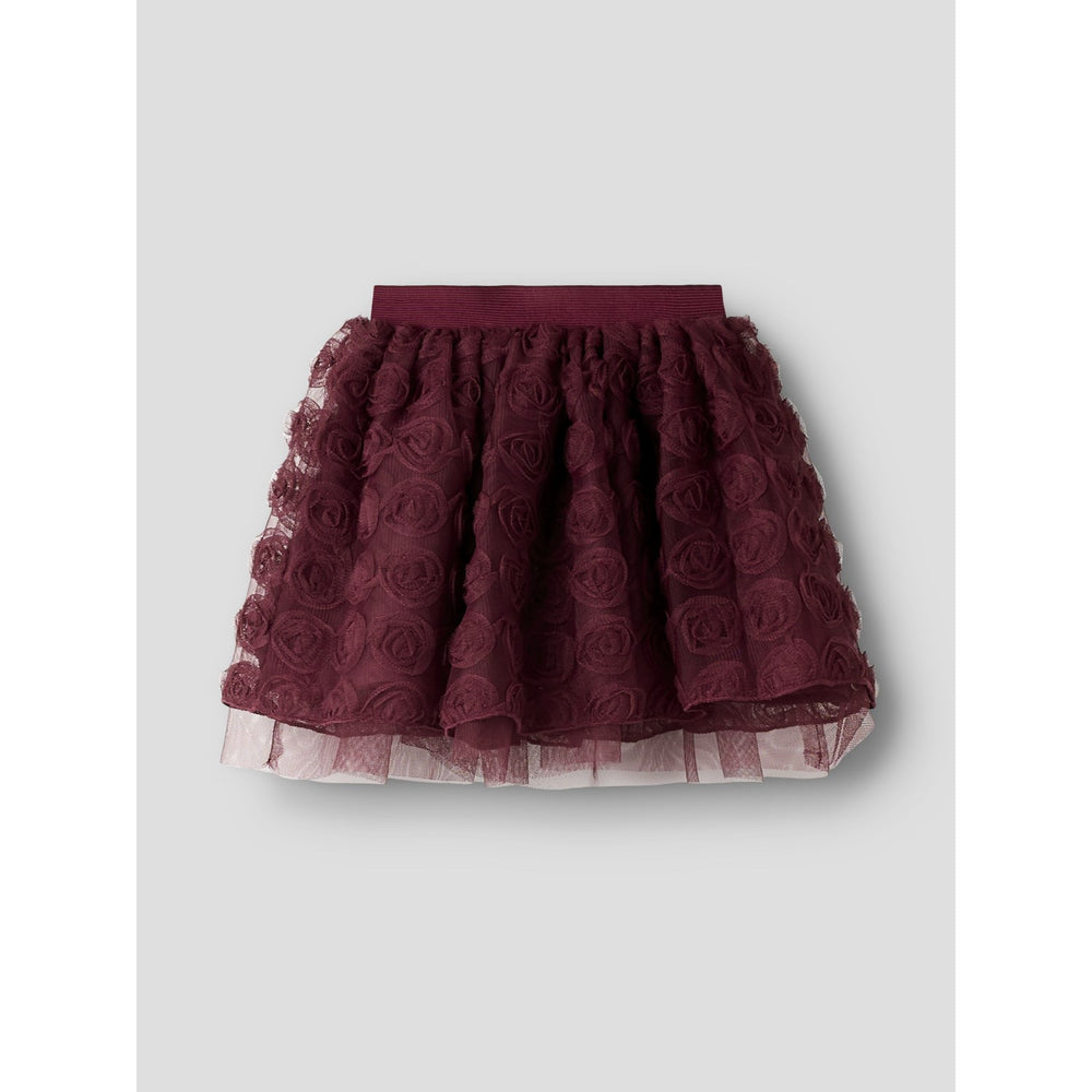 Køb Name It Burgundy Nmfsykia Tyl Skirt