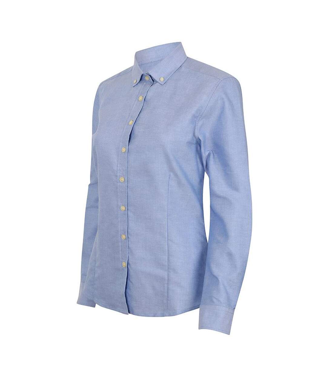 Henbury Modern - Chemise Oxford à manches longues - Femme (Bleu) - UTRW5424