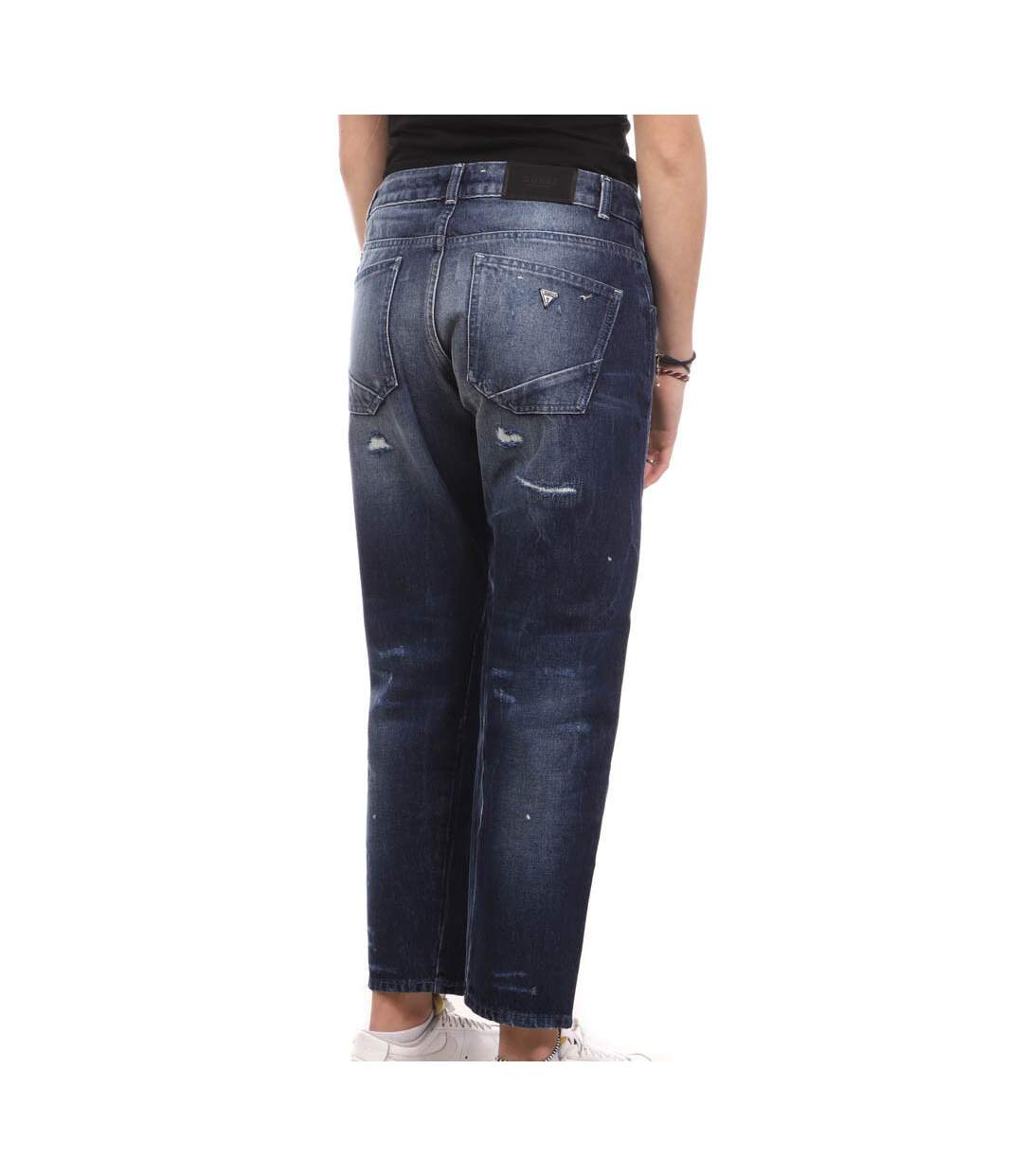Jean Relaxed Bleu Femme Guess Vanille