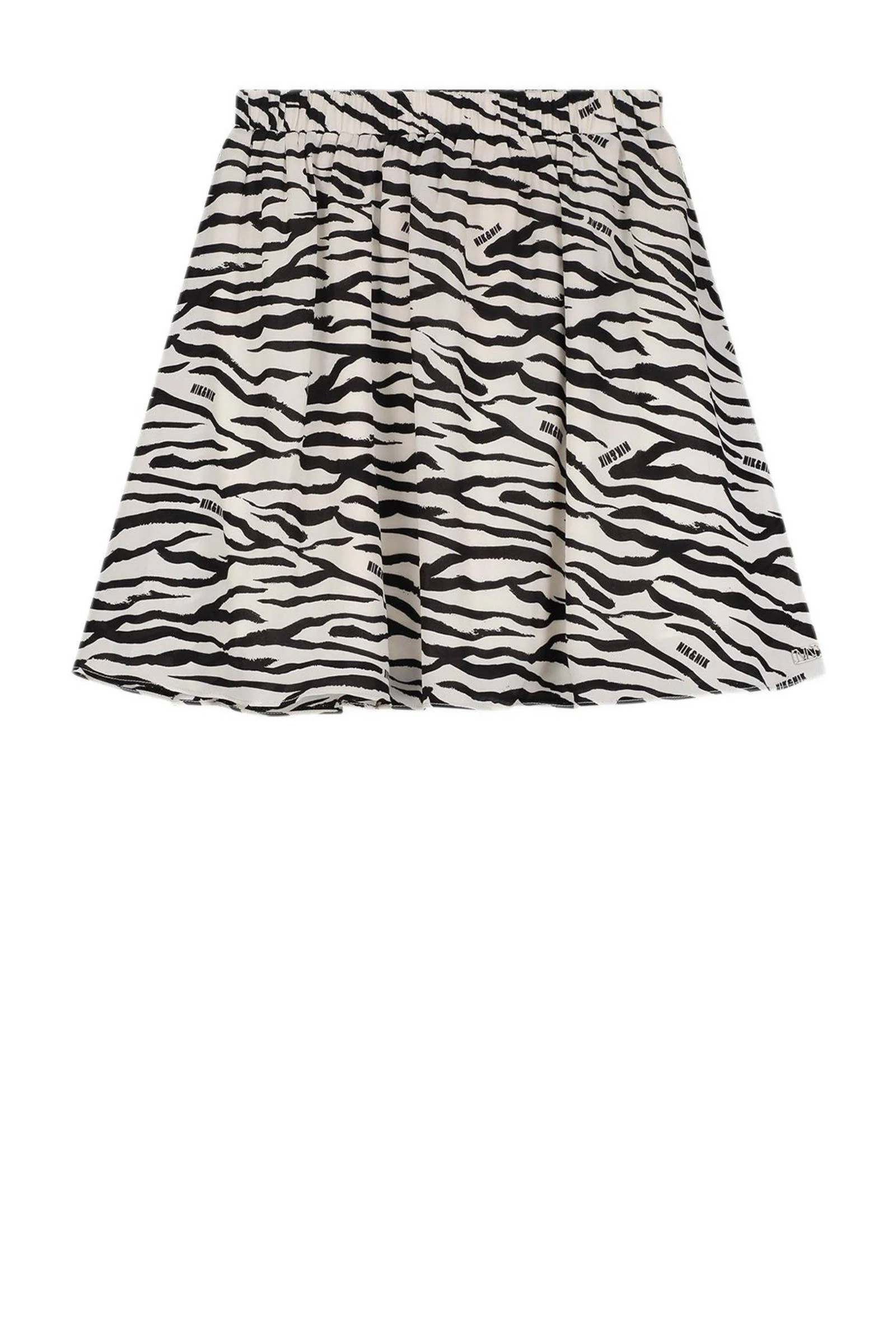 NIK&NIK rok Kenley met zebraprint ecru/zwart