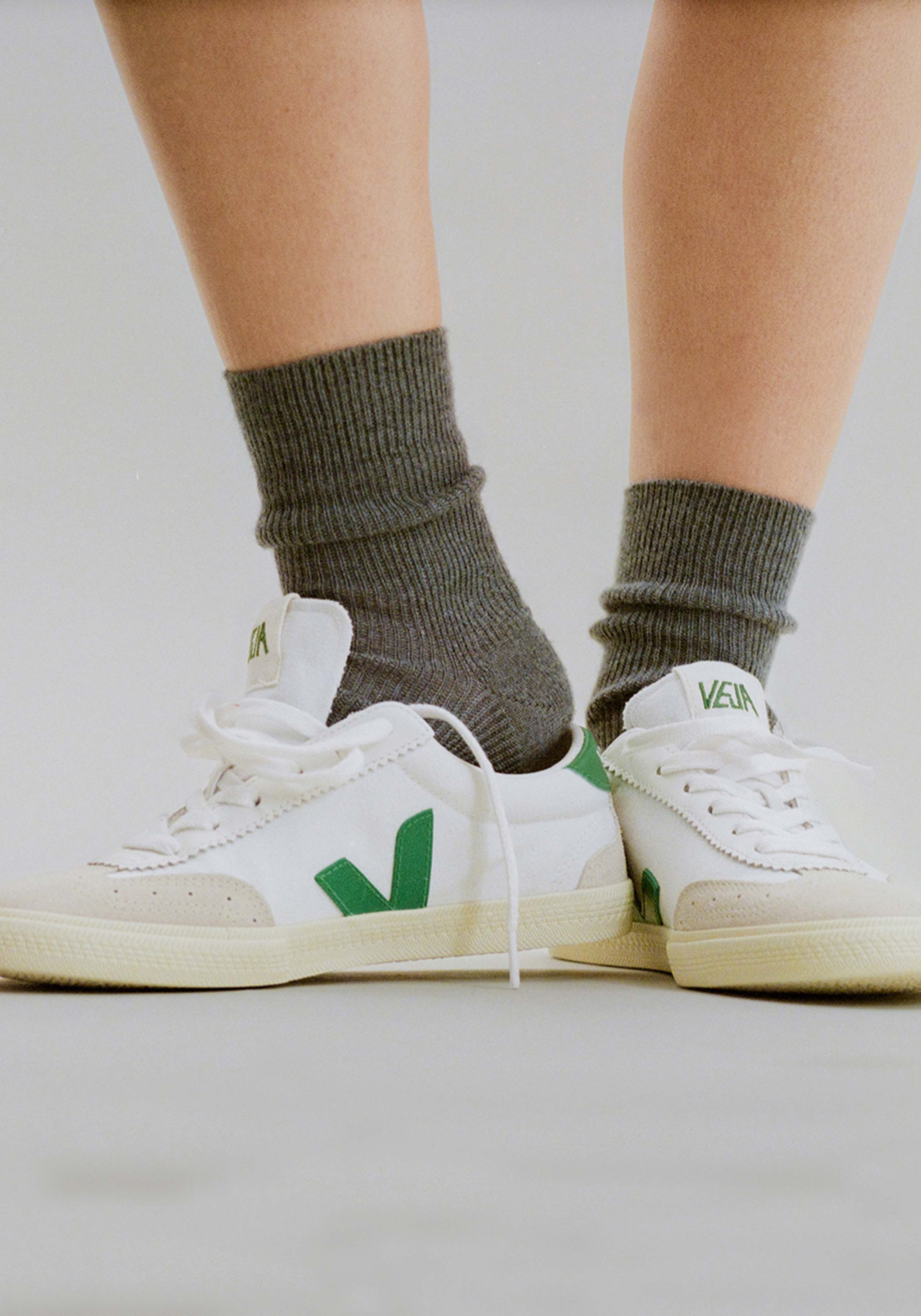 Veja Sneaker Volley Canvas White Emeraude