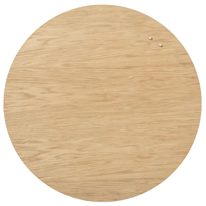 Magnetisk NAGA finértavle cirkel Ø80 cm egetræ finér