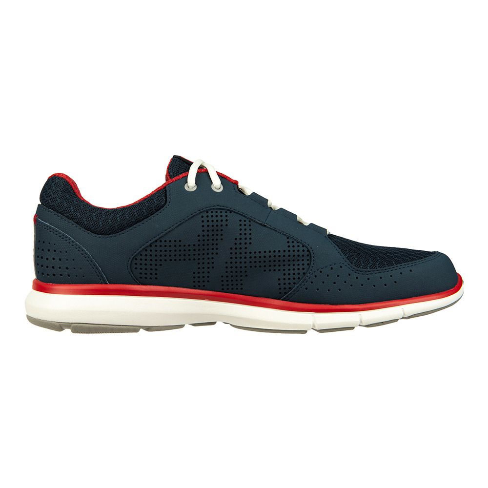 Helly Hansen AHIGA V4 HYDROPOWER - Chaussures Homme navy/flag red/off whit