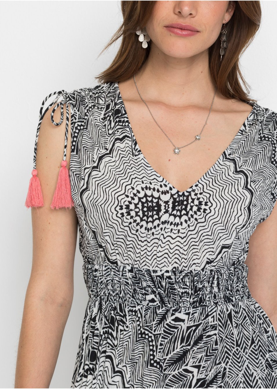 Robe longue imprimée