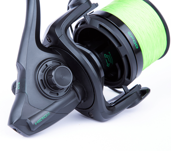 Moulinet carpe Sonik Herox Spod (Avec tresse)