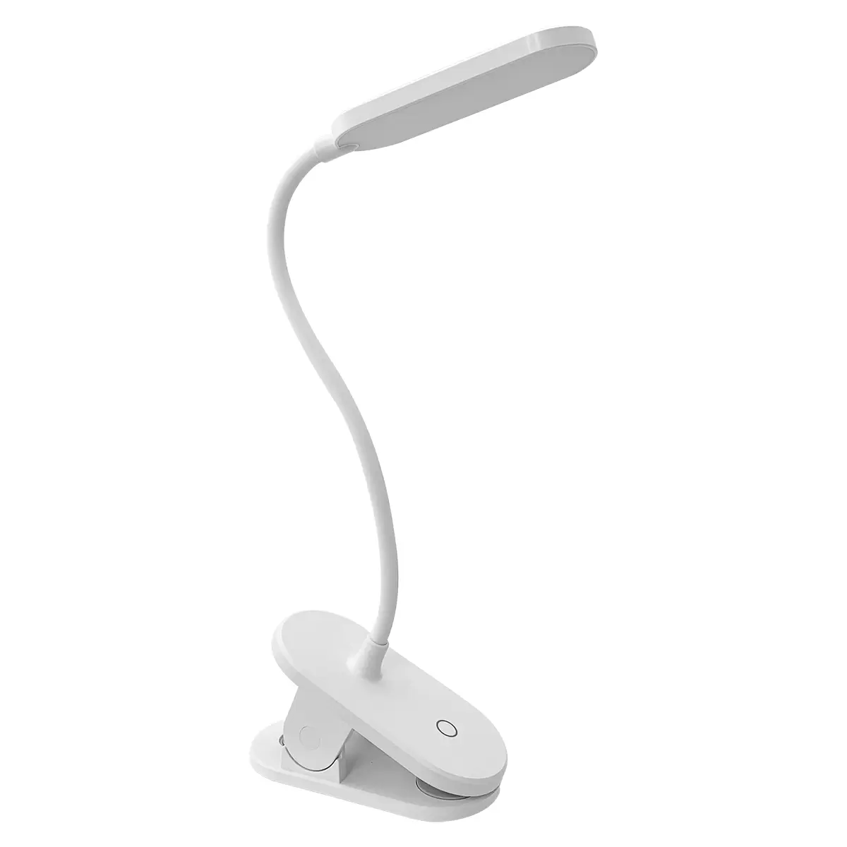 Akku-Klemmleuchte USB/C weiss