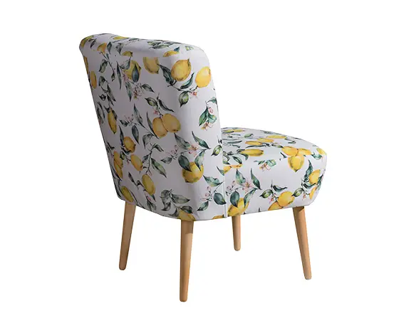 Cocktailsessel »Fiona« mit Zitronenprint