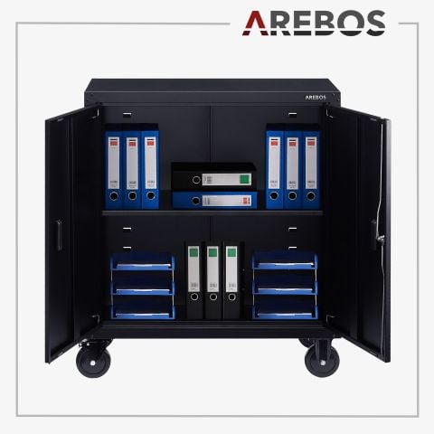 Aktenschrank mit Rollen 90cm