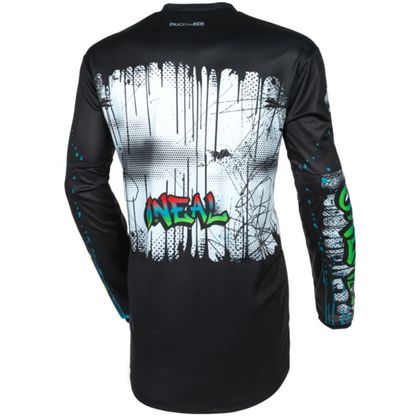Maillot cross O'Neal ELEMENT YOUTH - RANCID V24 - Noir / Blanc