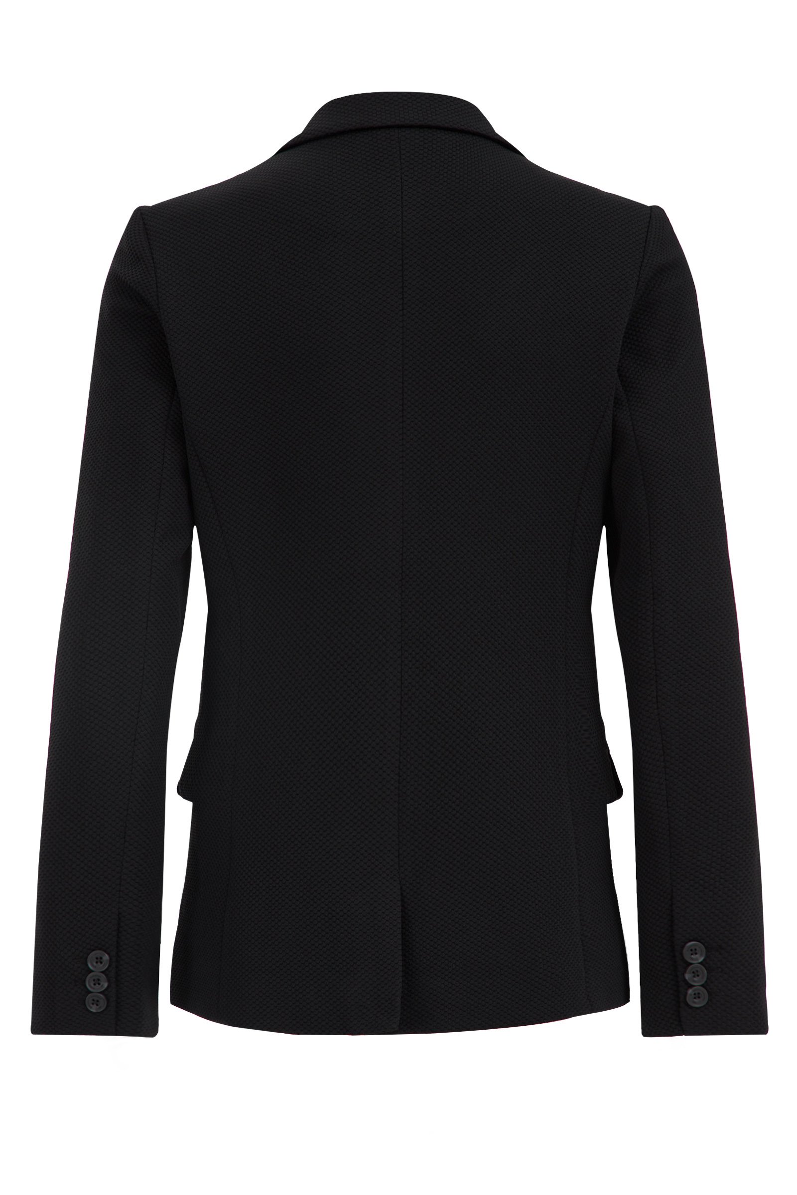 Jongens slim fit blazer met structuur WE Fashion Zwart