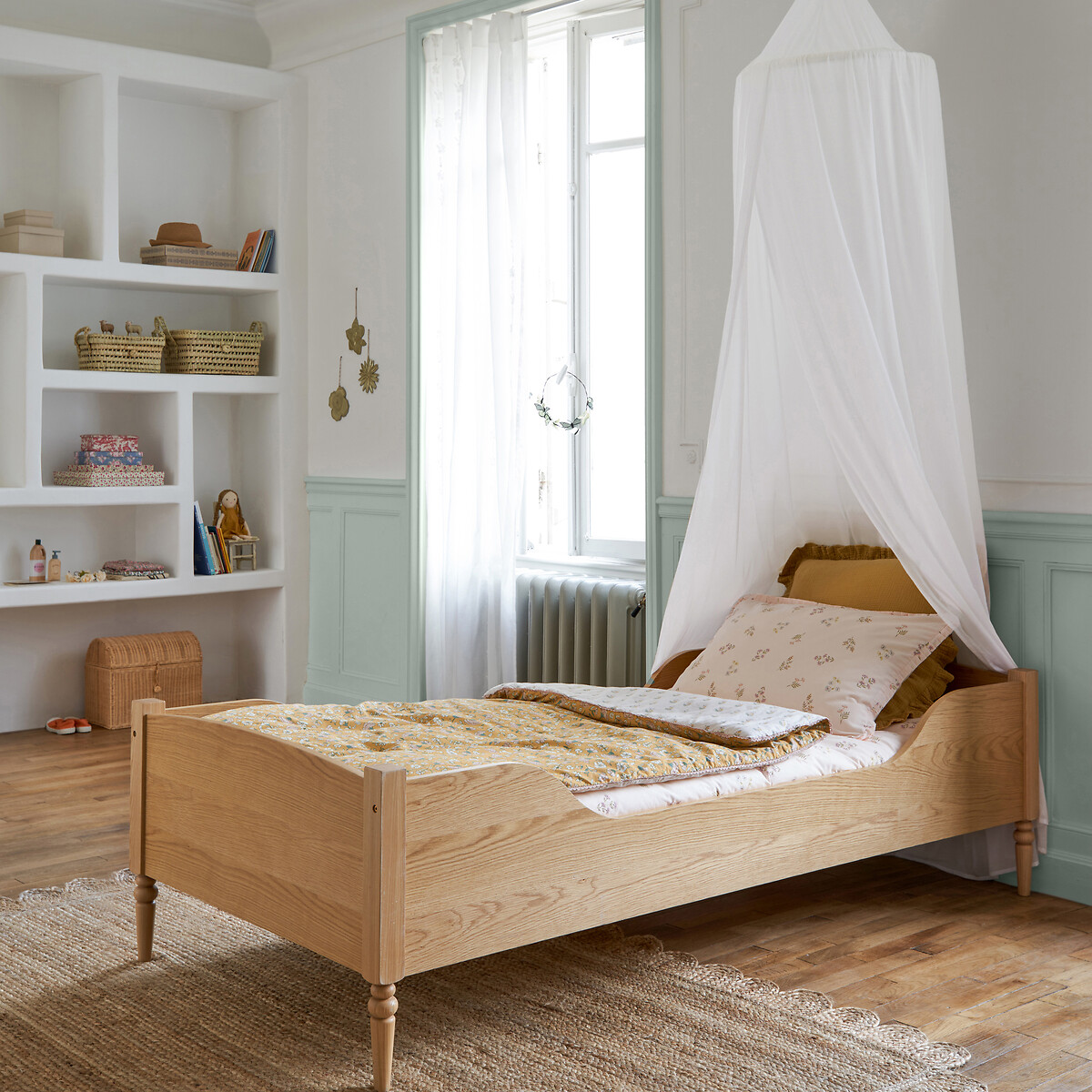 LA REDOUTE INTERIEURS<br>Cama infantil Cléa com estrado de ripas