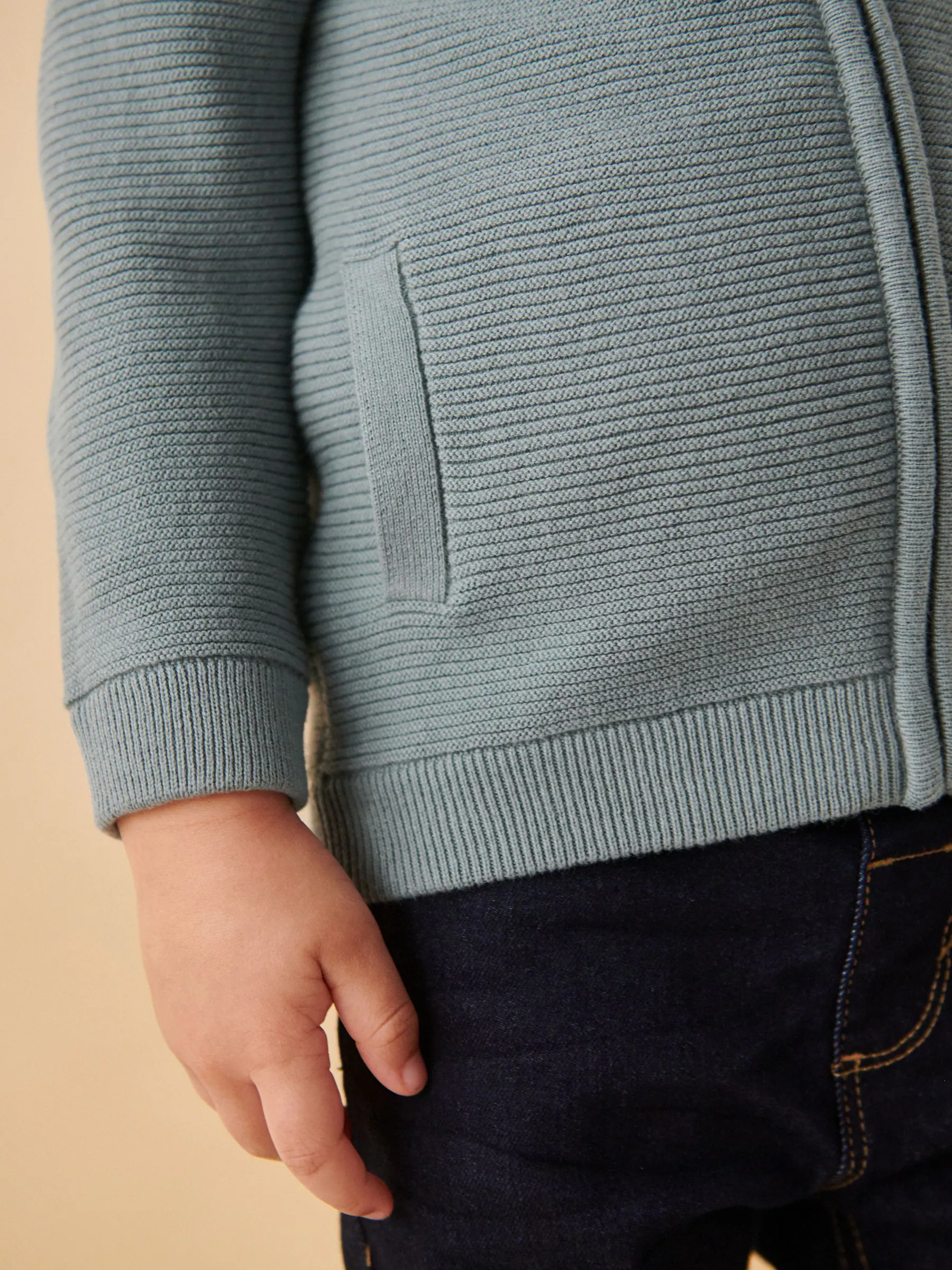 Blauw - Vest met ritssluiting (3 mnd-7 jr)