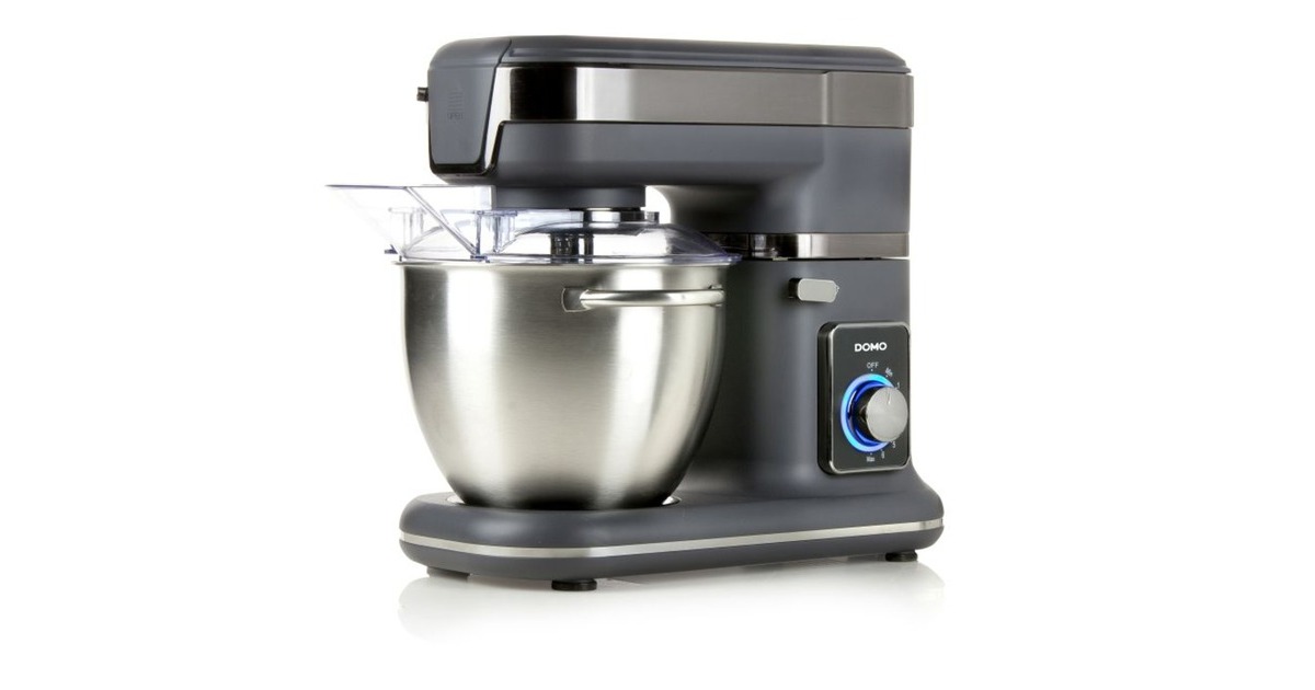 DomoDO9070KR Keukenrobot keukenmachine  (Antraciet, 4,5 Liter)
