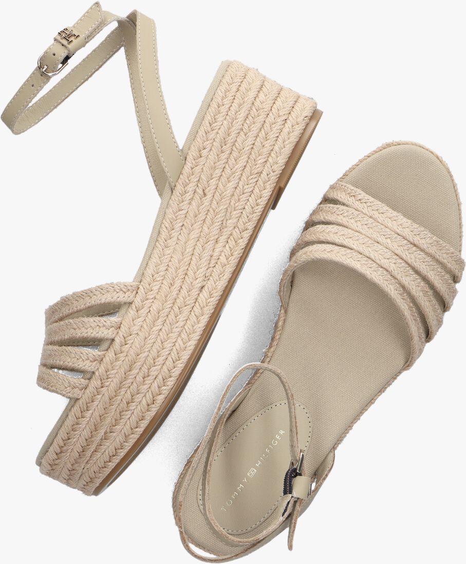 TOMMY HILFIGER beige tommy hilfiger sandalen essential basic flatform