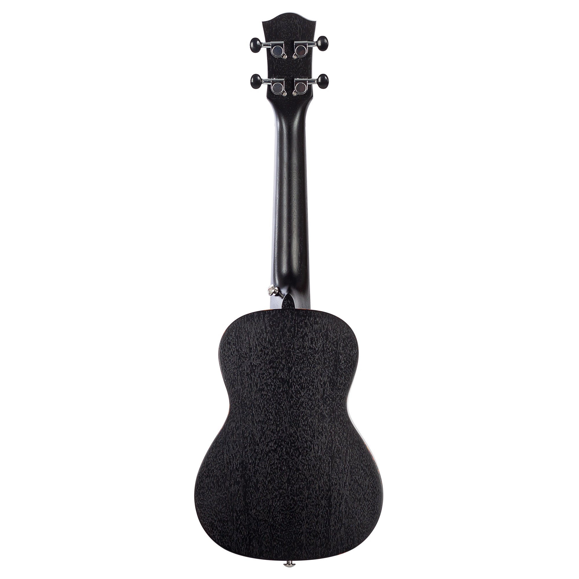 Cascha HH 2300L concert ukelele linkshandig zwart mahonie + tas