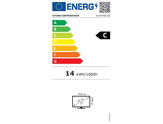IIYAMA - Ecran 27 pouces Full HD ProLite X2797HSU-B1