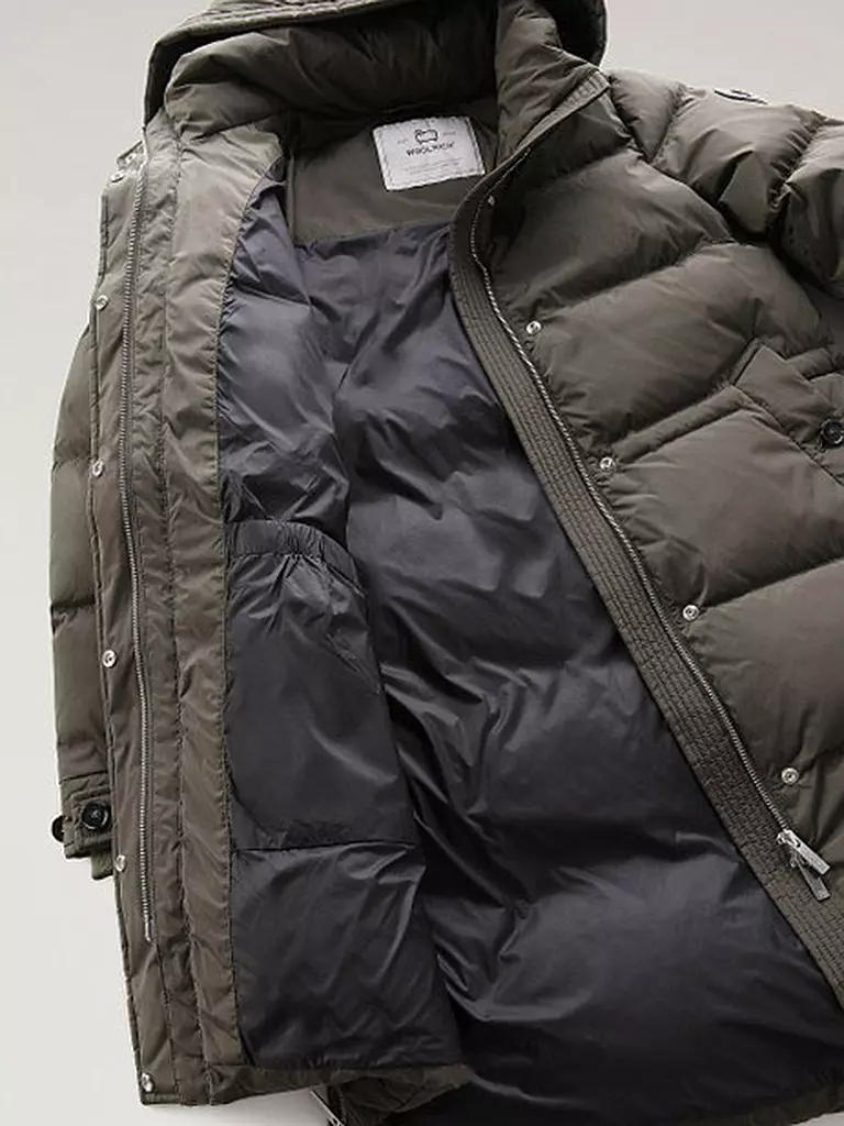 WOOLRICH Daunensteppjacke ALSEA olive