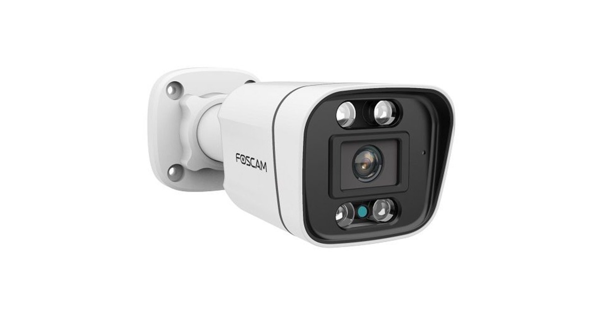 FoscamV8EP-W, 8MP UHD PoE IP beveiligingscamera met persoons- en voertuigdetectie  (Wit, PoE)