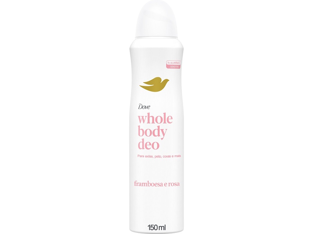 DESODORIZANTE SPRAY DOVE PARA TODO O CORPO RASPBERRY 150ML
