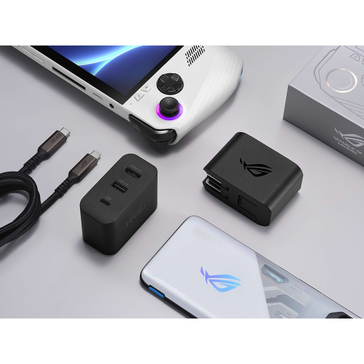 Asus ROG Gaming 65W USB-C ladedokk (2m kabel)