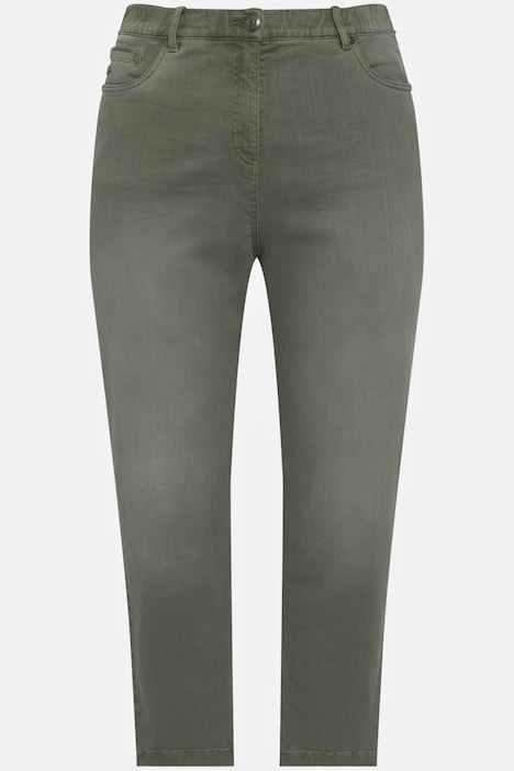 Mom-Colorjeans, 7/8-Länge, 5-Pocket-Schnitt