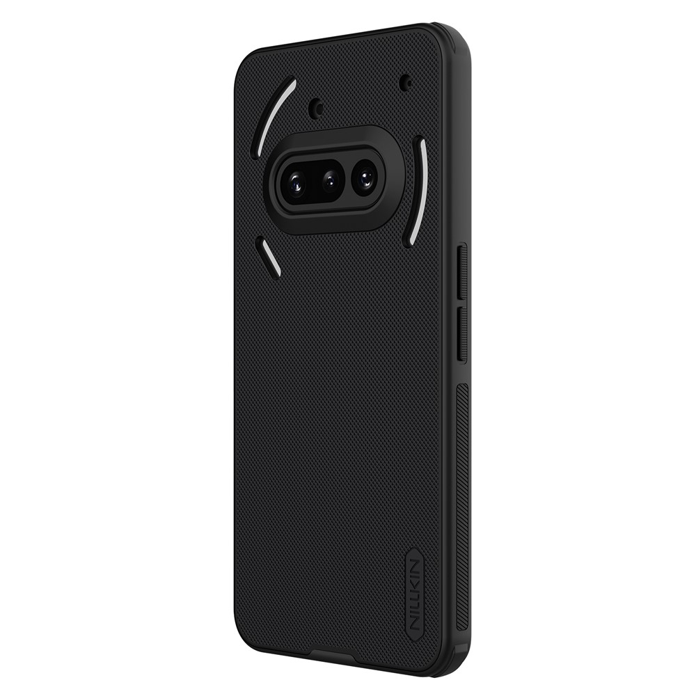 Nothing Phone (3a) Hardcase Schutzhülle Grip Design MagSafe-Modul - Schwarz