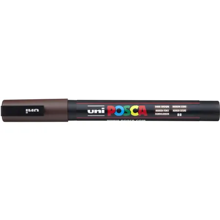 Posca Marker UNI POSCA PC-3M dunkelbraun