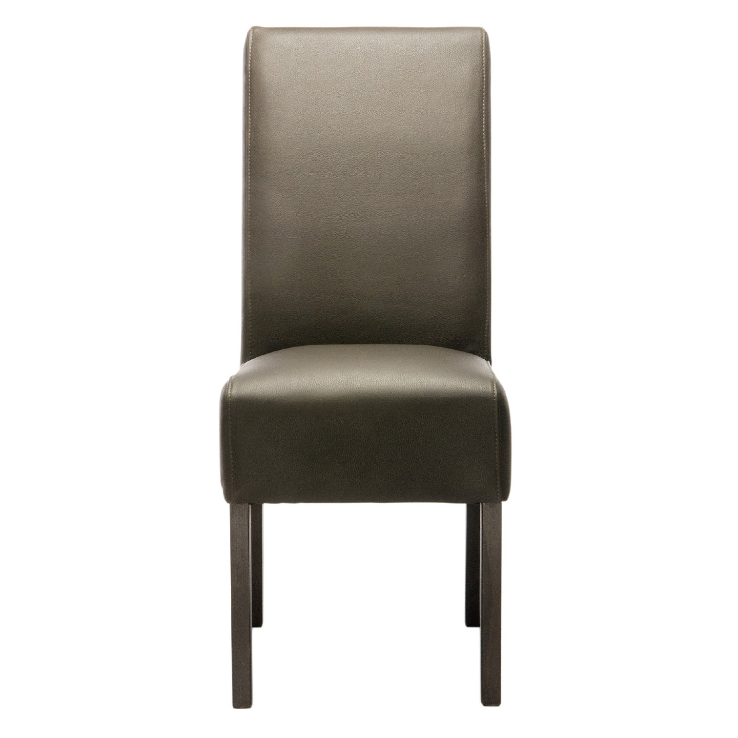 Lederstuhl 'Mendoza', caféfarben, L 59 cm, B 43 cm, H 102 cm von fischer's lagerhaus