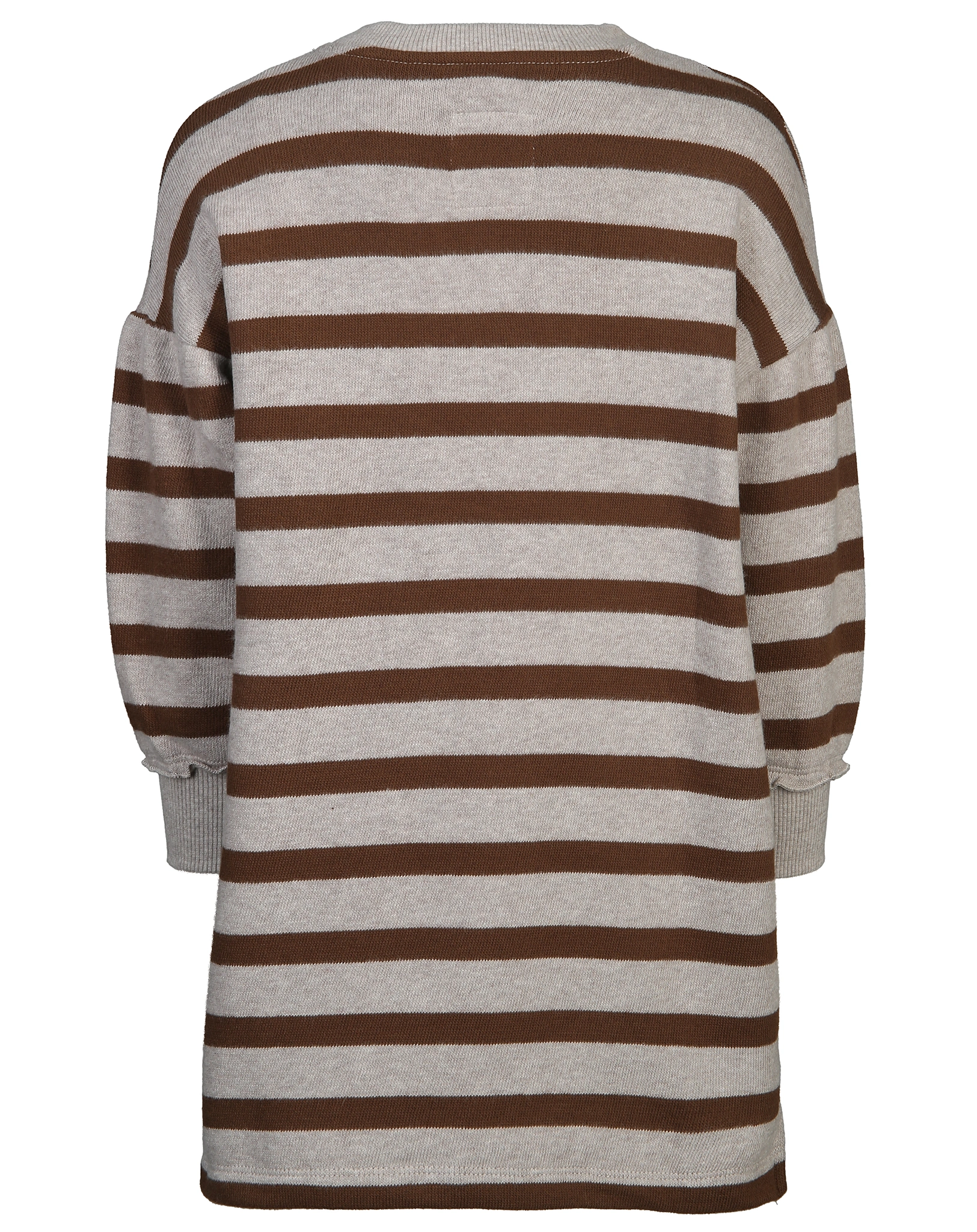 Langarmkleid JERSEY STITCH gestreift in oat