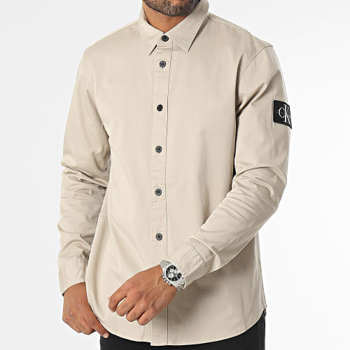 Surchemise Monologo Badge Relax 3255 Beige