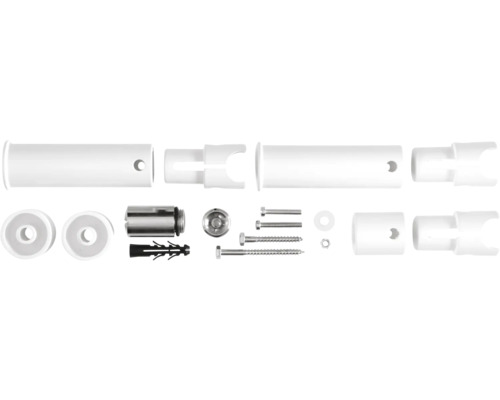 Roomdivider montageset wit