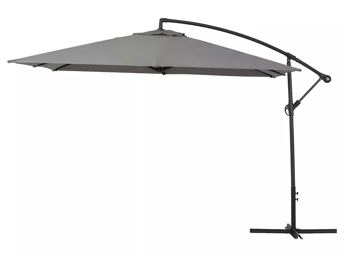 Parasol jardin déporté Alu 