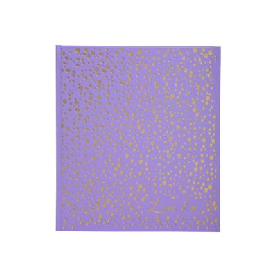 Exacompta Plum' - Livre d'or - 21 x 19 cm - 140 pages - violet