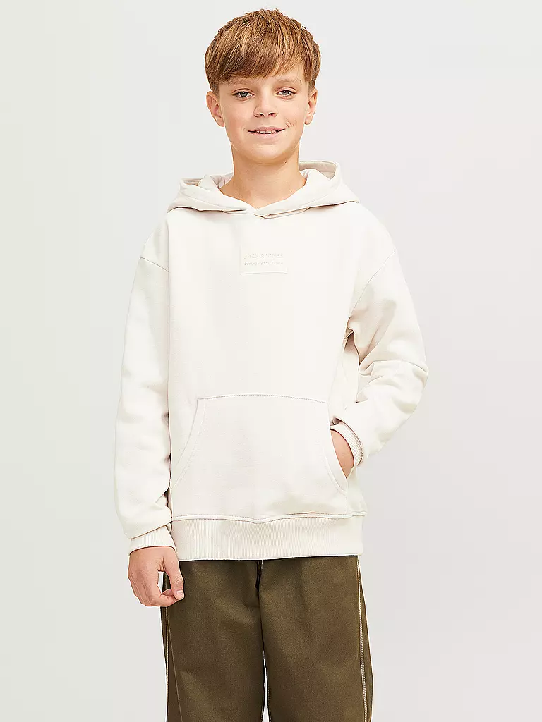 JACK & JONES Jungen Kapuzensweater - Hoodie JJHAKKAI beige