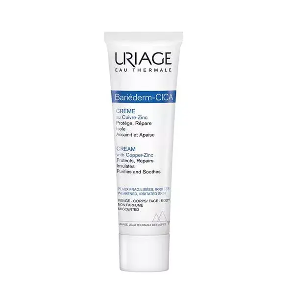 Uriage Bariéderm-Cica Creme Reparador de Cobre e Zinco para Pele Danificada 100 ml