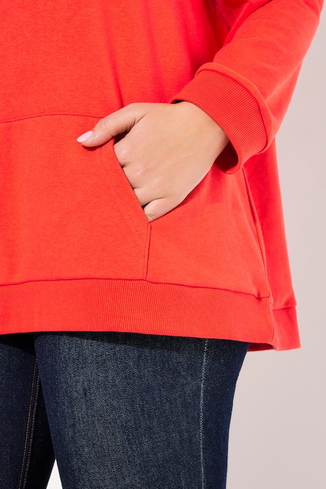 Hoodie, Schriftmotiv, Oversized, Kapuze, Langarm