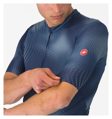 Maillot à Manches Courtes Vortice Homme Bleu
