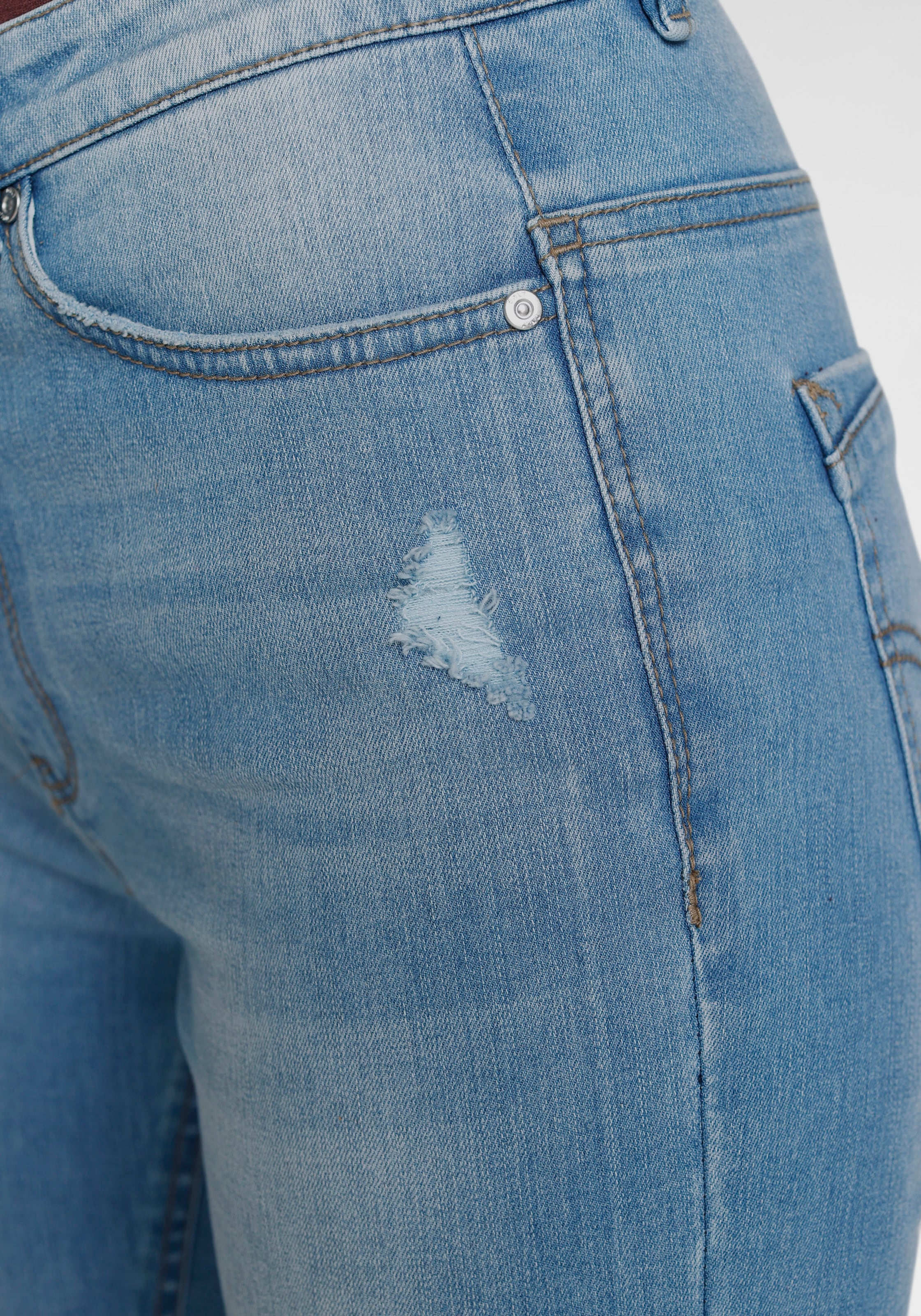 ONLY Skinny-fit-Jeans »ONLPAOLA – Extra-eng geschnittene Jeans mit figurformender Silhouette«, skinny fit, modisch, Denim, Baumwollmischung