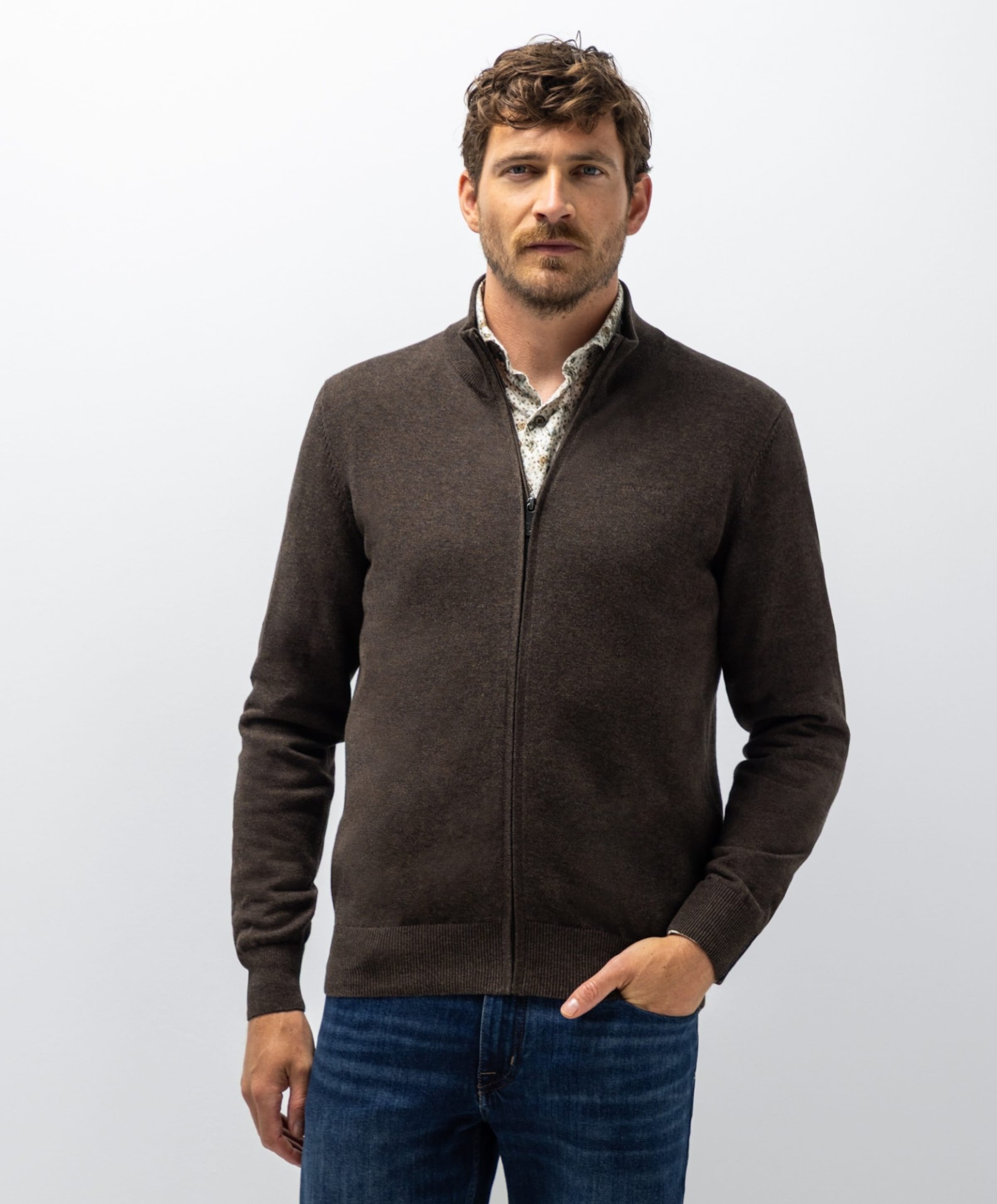 State of Art Heren vest bruin