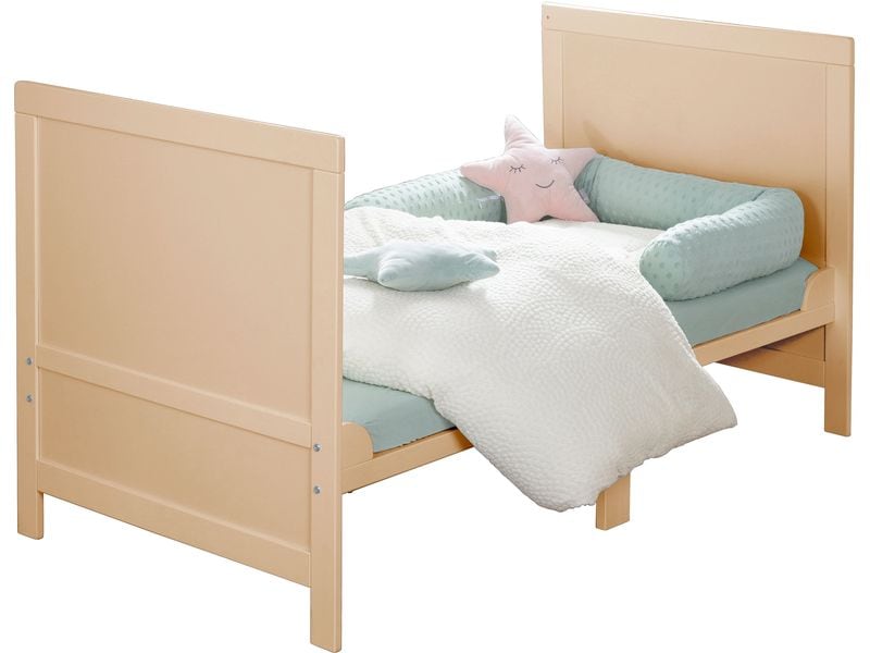 roba Babybett Kombi Easy Sleep Natur, 70 x 140 cm Kombi-Kinderbett umbaubar