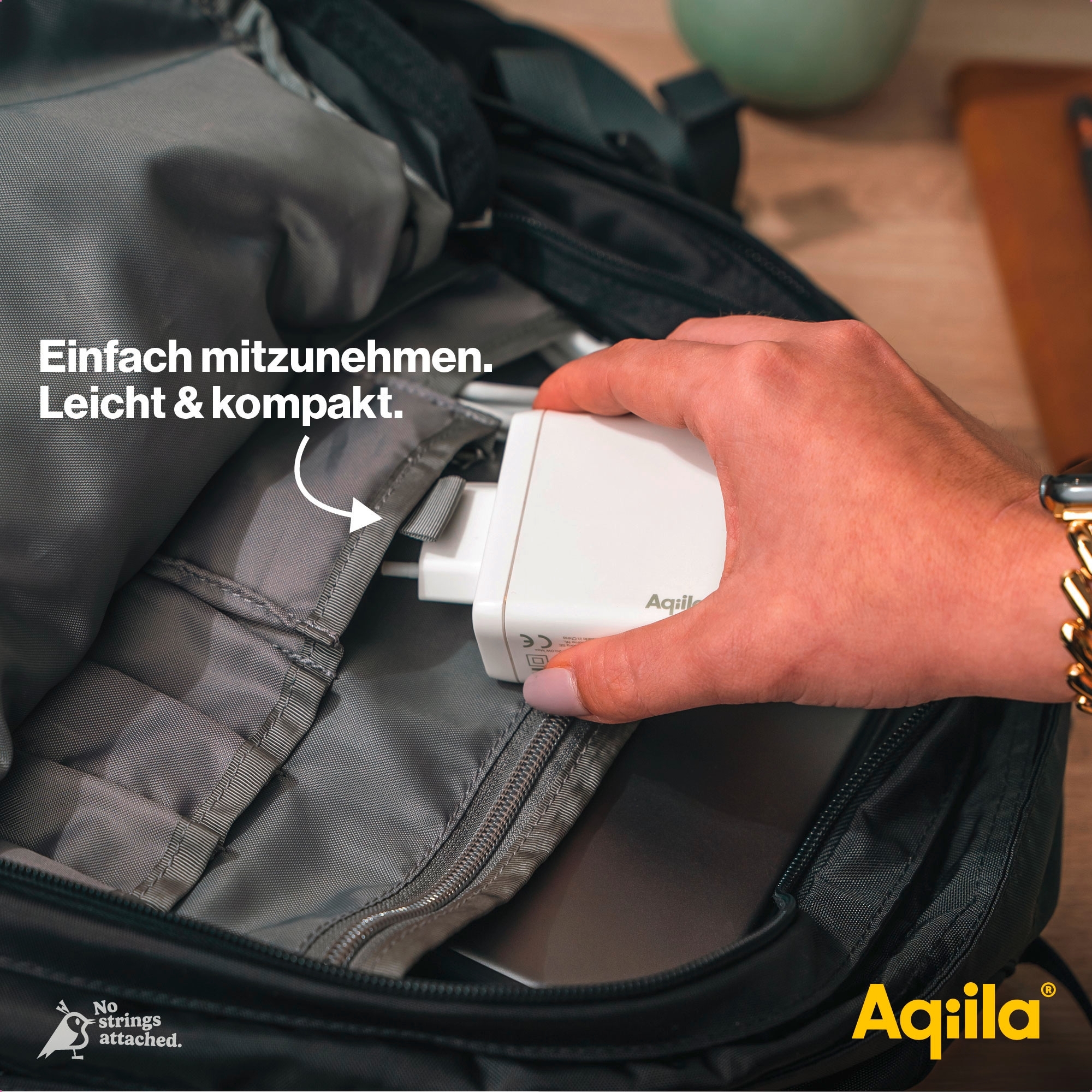 Aqiila Chargebird W4 Steckerlader 120W 2x USB-C 1x USB-A