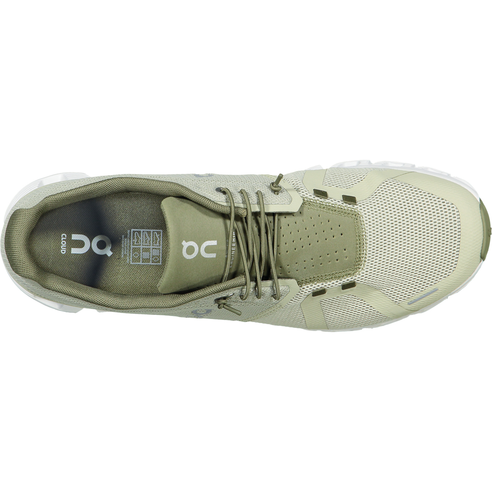 On Herren-Laufschuh Cloud 5 olive, 40