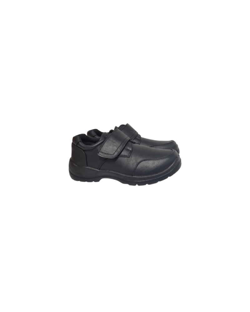 Komfort sko m/velcro - sort